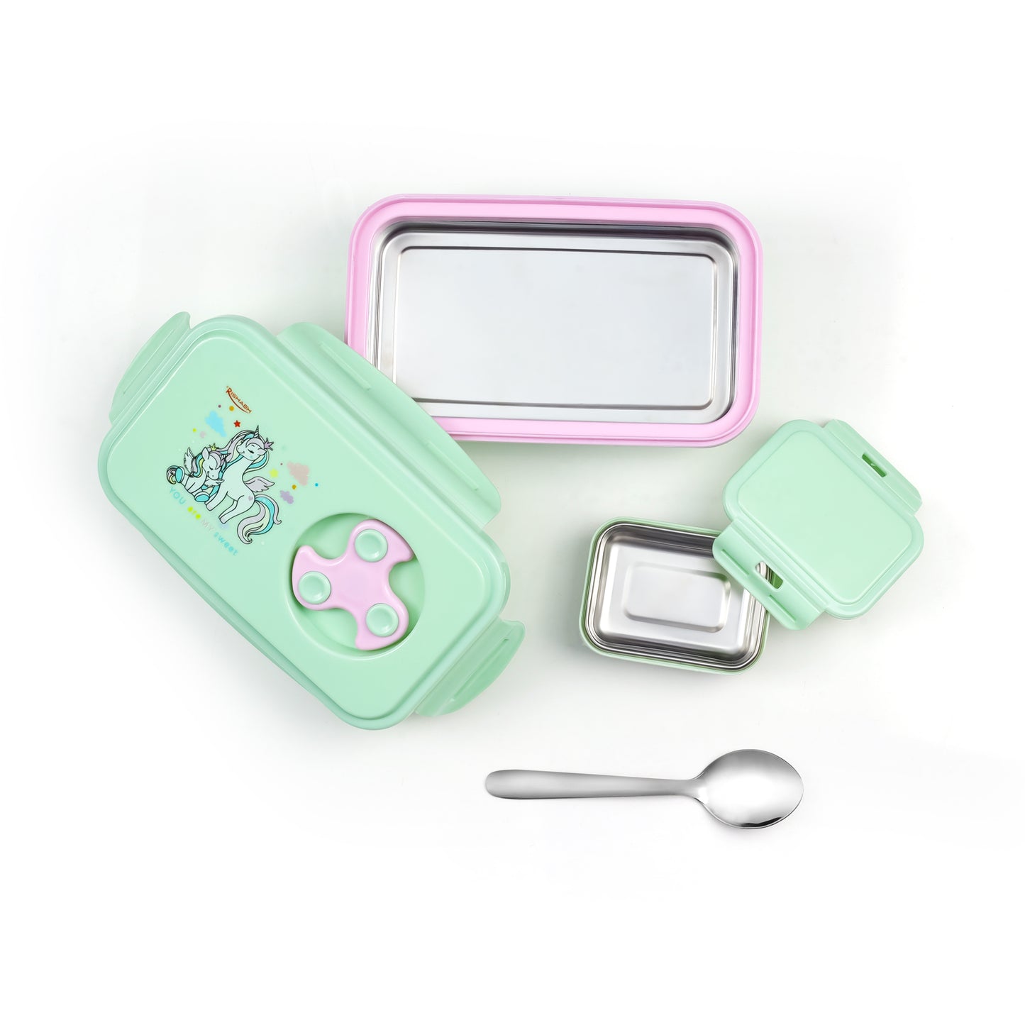 Steel Lunch Box Set – 3 Containers (Copy)
