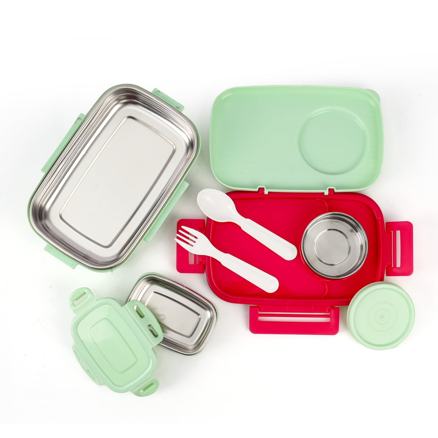 Steel Lunch Box Set – 3 Containers