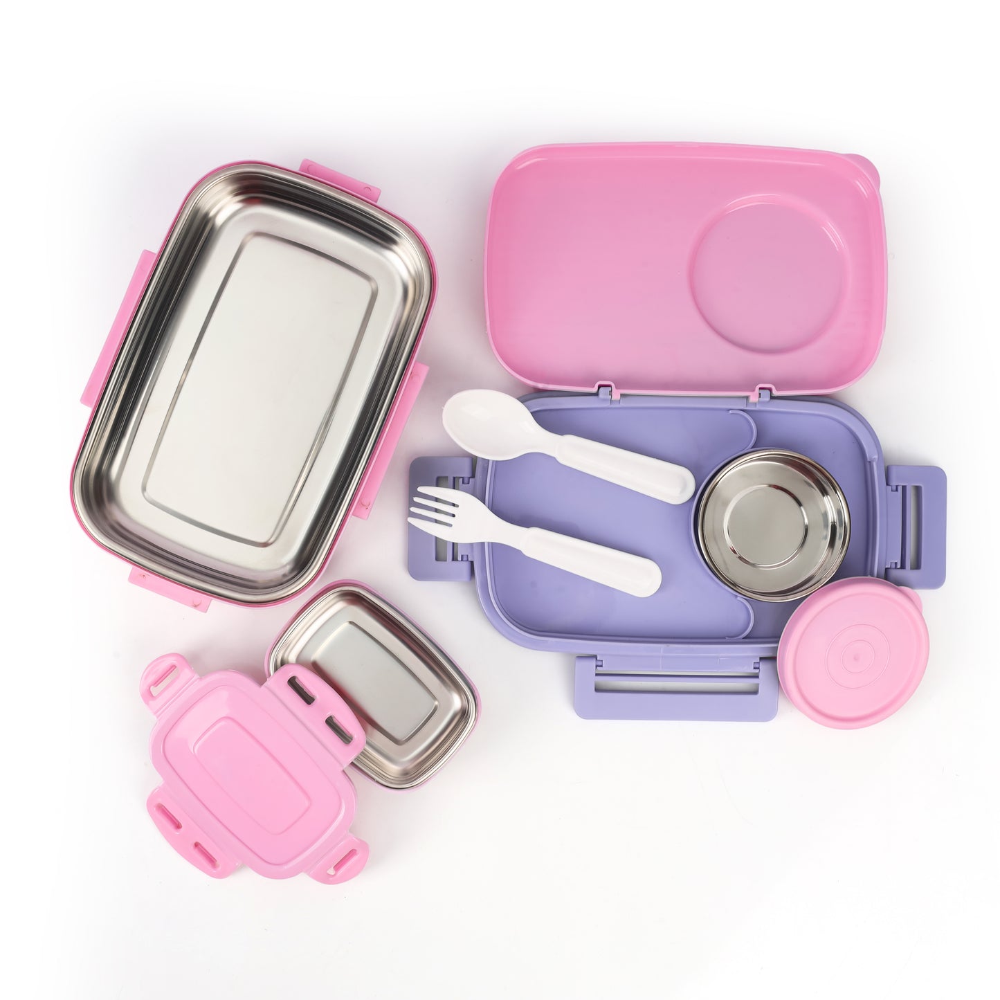 Steel Lunch Box Set – 3 Containers