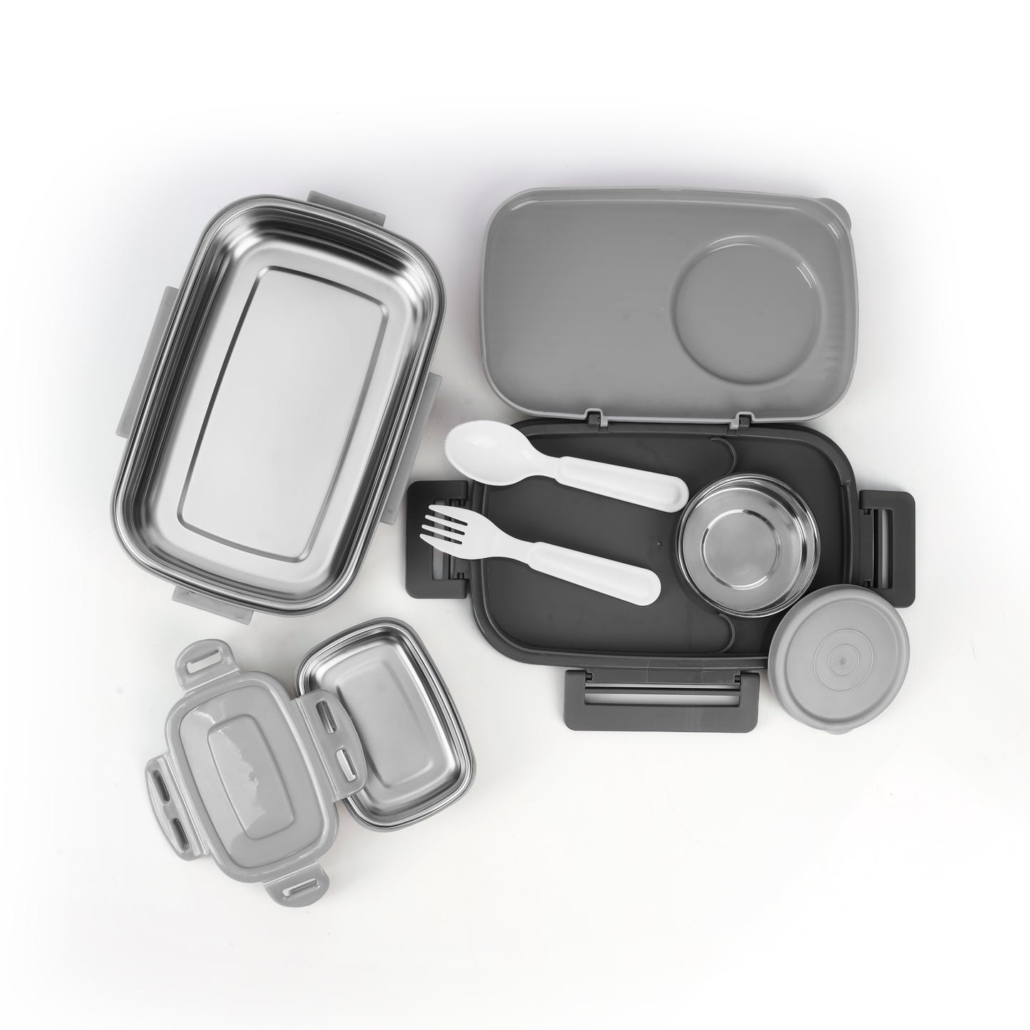 Steel Lunch Box Set – 3 Containers