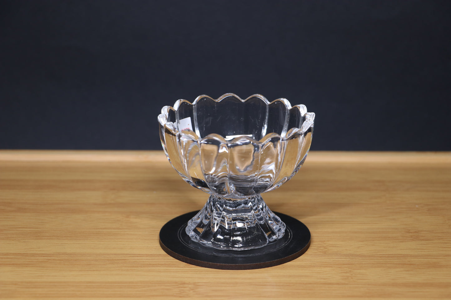 MG Transparent Fluted Ice Cream Cup Set - Stylish & Durable