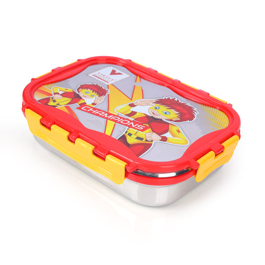 MG Cute & Colorful Lunch Box For Kid's with Locking Lid