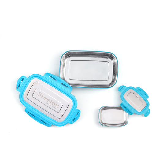 MG Steelox Big Lunch Pack - Durable, Insulated & Stainless Steel Tiffin Box