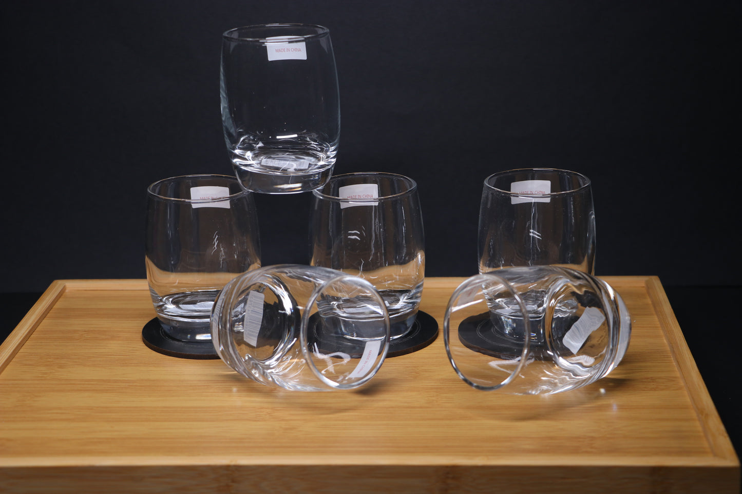 MG Crystal Clear 200ml Glass Cups – Perfect for Daily Use & Gifting