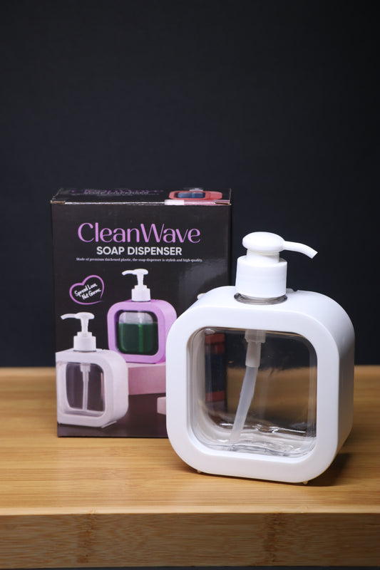 MG Modern Transparent Soap Dispenser, Hygienic & Stylish