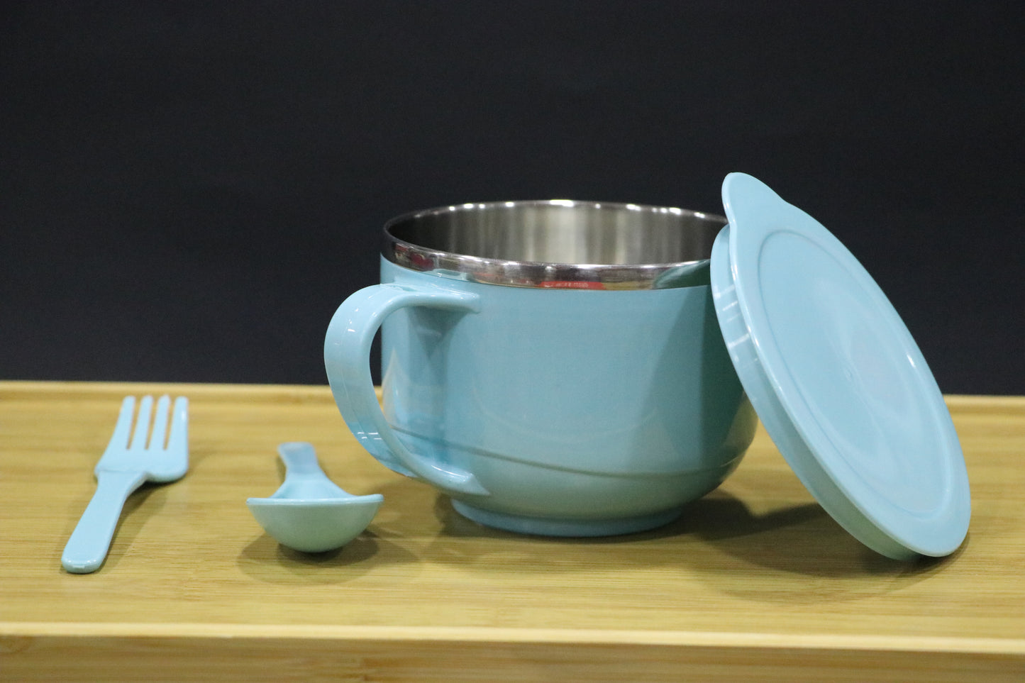 MG Elegant Blue Insulated Soup Mug with Lid – Stylish & Durable