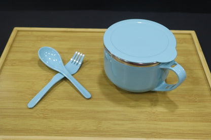 MG Elegant Blue Insulated Soup Mug with Lid – Stylish & Durable